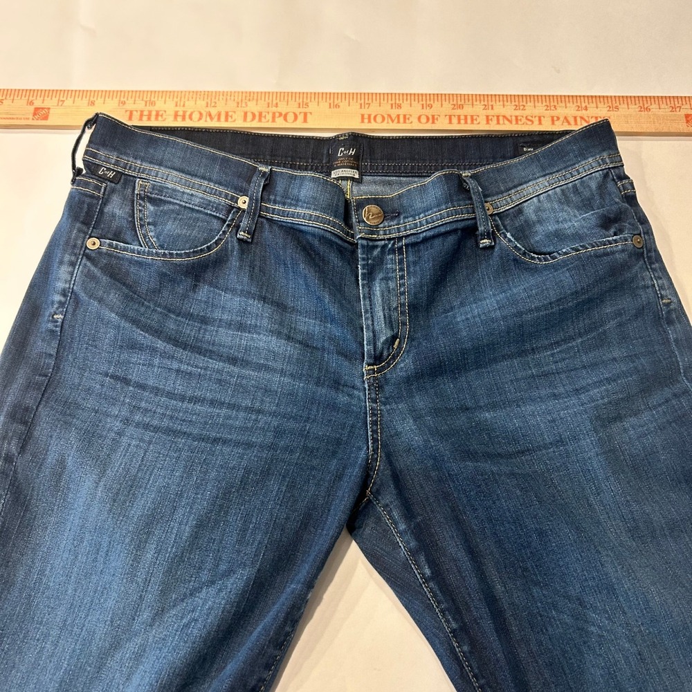 Citizens of Humanity Womens Dani Cropped Straight Leg Jeans Dark‎ Wash Size 32 - Picture 3 of 8